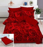 Cumpara ieftin Lenjerie Pat Leilani Sx115, Bumbac, 6 Piese, Cu Elastic, Imprimeu, Rosu