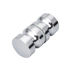 Maner inox, tip buton EA13L, diametru 30 mm, lungime 60 mm, finisaj lucios