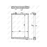 Radiator racire motor Nrf 509679