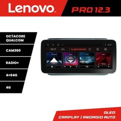 Navigatie VW PQB K-vw Lenovo PRO 4+64 12.3 inch qled android 4G DSP gps internet 8Core v2 CarStore Technology foto