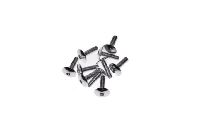 Set 10 suruburi aluminiu 6x20, culoare argintiu Cod Produs: MX_NEW AW53521