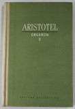 ORGANON-ARISTOTEL VOL 2 1958 , PREZINTA SUBLINIERI IN TEXT