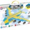Set de construit metalic, TechnoK, aeronava avion Mriya, 1110 piese