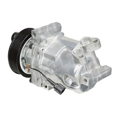 Compresor aer conditionat Nissan Micra, 06.2005-06.2010, motorizare 1, 2/1, 4/1.6, benzina, rola curea 110 mm, 7 caneluri, Calsonic tip: CR10 foto