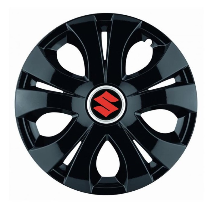 Set 4 Capace Roti Top Negru R16, Compatibil Cu Suzuki