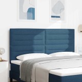 Cumpara ieftin Tăblie LED cu lumini cu bandă LED albastru 180 cm țesătură