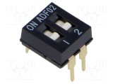 Comutator DIP-SWITCH 2 Secțiuni OFF-ON 0,025A/24VDC TE Connectivity