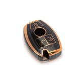 Husa de protectie Premium pentru cheie Mercedes-Benz, material TPU de inalta calitate, compatibil cu Mercedes, Oem