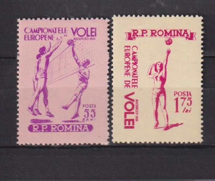 CAMPIONATELE EUROPENE DE VOLEI LP. 387 MNH