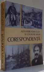 ALEXANDRU IOAN CUZA SI COSTACHE NEGRI , CORESPONDENTE , 1980 foto