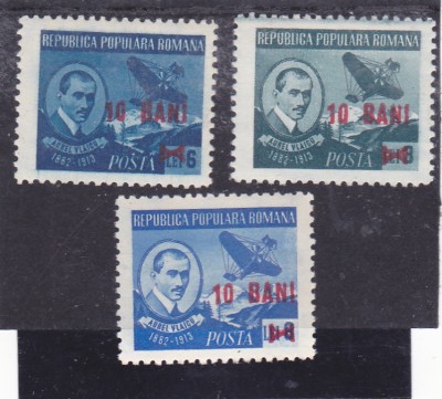 ROMANIA 1952 - AUREL VLAICU ( SUPRATIPAR), MNH - LP. 306 foto