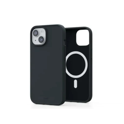 Husa Cover NJORD Silicone MagSafe pentru iPhone 15 Pro Max Negru foto