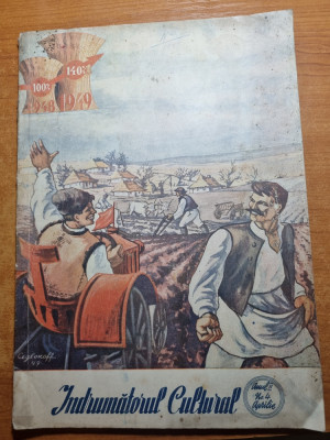 revista indrumatorul cultural aprilie 1949-cantece,poezii,sfaturi foto