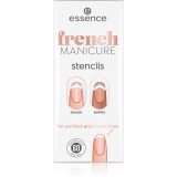 essence French MANICURE șabloane pentru manichiura franțuzească 60 buc