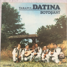 Taraful Datina Botosani disc vinyl lp muzica populara folclor ST EPE 03088 VG