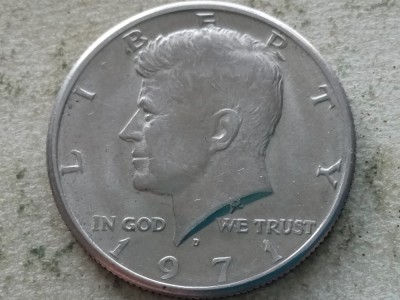 USA- &amp;frac12; DOLLAR 1971 (D) foto