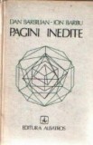 Pagini inedite (Dan Barbilian - Ion Barbu)