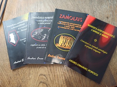 ANDREI EMANUEL POPESCU, LOT 4 CARTI, TEMATICA EZOTERISM foto