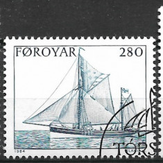 Faroe 1984 - Pescuit 3v,stampilat,perfecta stare(z)