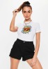 Tricou dama alb - POP - L, THEICONIC