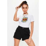 Tricou dama alb - POP - L