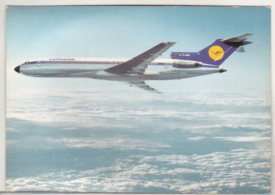 bnk cp Aviatie - Lufthansa - Boeing 727 Europa Jet - necirculata foto