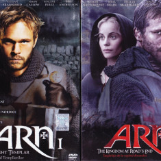 DVD Film: Arn 1 si 2 ( 2 discuri stare noua; supracoperti carton; sub.romana )