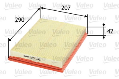 VALEO 585046 Filtru aer foto