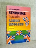 Sinonime in gramatica limbii engleze - Leon Levitchi