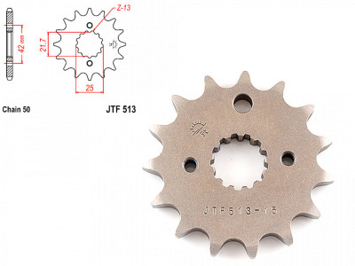 Pinion transmisie fata 530/15T, JTF513 foto