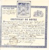 QW13 12 - 1946 - Certificat de botez - Parohia Baraganul - jud Constanta