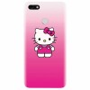 Husa silicon pentru Huawei Y6 Pro 2017, Cute Pink Catty