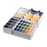 Set 4 organizatoare inteligente pentru lenjerie intima, sosete, cravate, curele