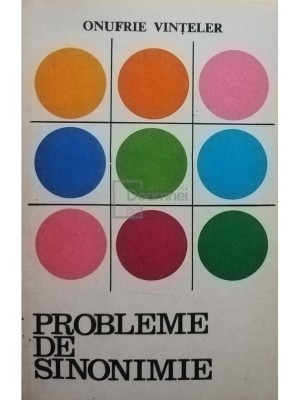 Onufrie Vinteler - Probleme de sinonimie (Editia: 1983) foto
