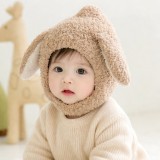 Caciulita maro pentru bebelusi - Little Bunny (Marime Disponibila: 0-6 luni)