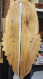 Panoplie 50cm Cerb Trofeu din lemn de cireș