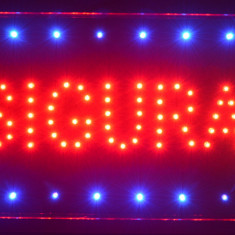 Reclama LED - ASIGURARI - de interior, 48 x 25 cm