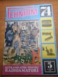 revista tehnium mai 1974-amenajari interioare,confortul casnic