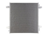 Condensator climatizare Infiniti QX56, 01.2012-, motor 5.6 V8, 294 kw benzina, cutie automata, full aluminiu brazat, 615(570)x640x16 mm, cu radiator, Rapid