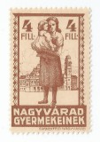 *Romania, lot 956 cu 1 timbru fiscal local Oradea, 1940, MNH