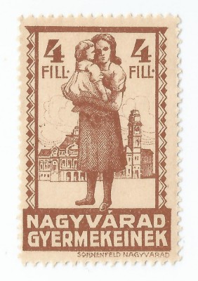 *Romania, lot 956 cu 1 timbru fiscal local Oradea, 1940, MNH foto