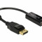 Adaptor Displayport la HDMI T-M 1.2 4K Pasiv Negru, Delock 62609