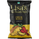 Chipsuri de Cartofi cu Chilli si Mango Fara Gluten Bio 125 grame Lisa&#039;s