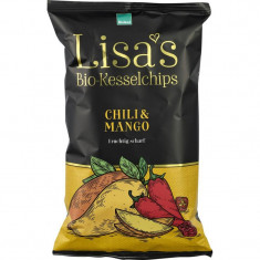 Chipsuri de Cartofi cu Chilli si Mango Fara Gluten Bio 125 grame Lisa's