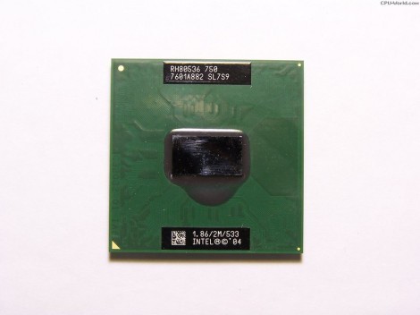 Procesor INTEL Pentium M 750 m750 SL7S9 1,86GHz/2M/533 rh80536 socket PPGA478