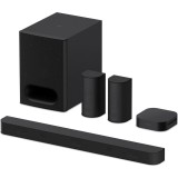 Soundbar Sony BRAVIA Theatre System 6 HT-S60, 5.1ch, 1000W, Dolby Atmos, DTS:X, AI Voice Zoom 3, Mod Multi Stereo Party, Bluetooth 5.3, Negru