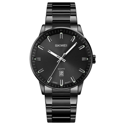 Ceas barbati Skmei Quartz Fashion Clasic Analog Data Negru foto