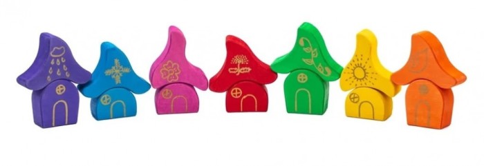 Set handmade Marc Toys - Casutele piticilor
