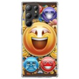 Husa personalizata pentru samsung galaxy s23 ultra, magsafe atasare magnetica, emoji smiley faces