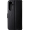 Husa tip carte cu stand si clapeta Techsuit neagra pentru Samsung Galaxy A35 5G